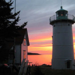 Sunrises are beautiful at Little River Lighthouse