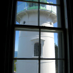A view of the tower from the Keeper's Room